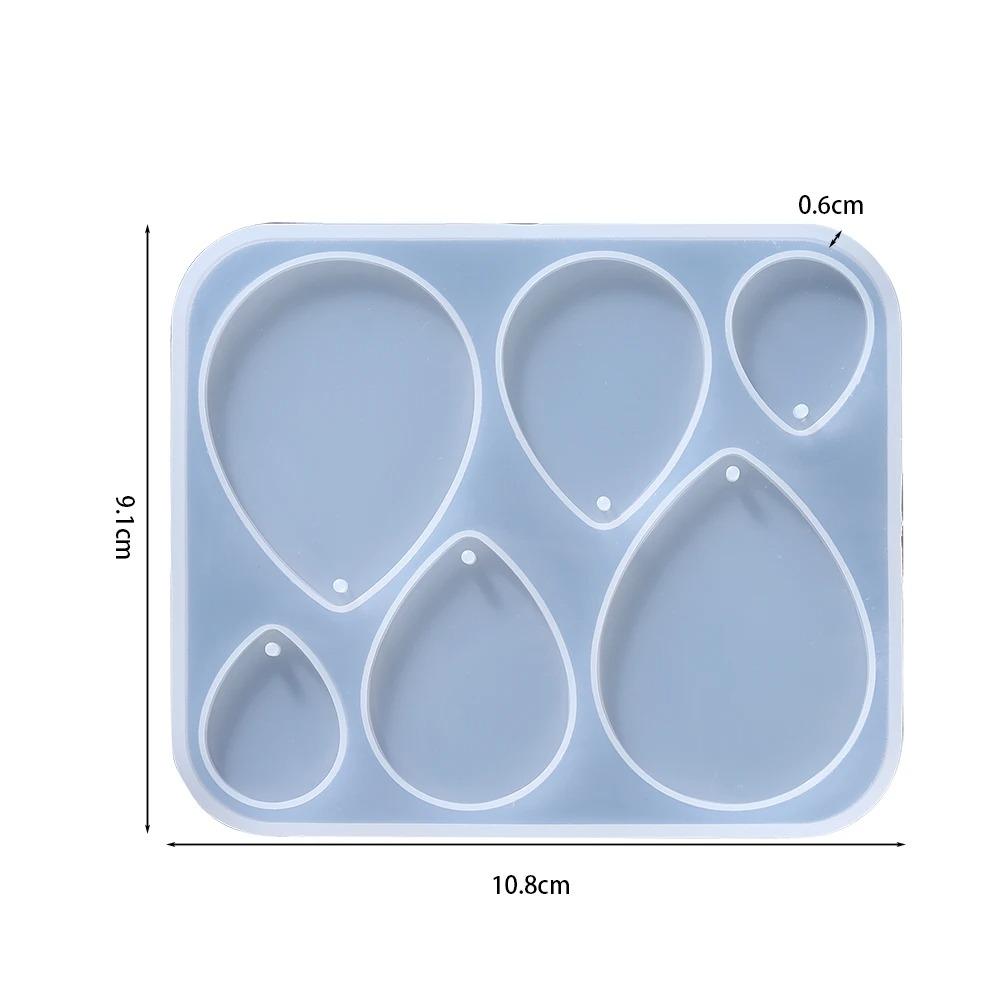 Geometric Earring Pendant Silicone Mold For Epoxy Resin DIY Earring Keychain Necklace Charms Resin Silicone Mold Jewelry Making