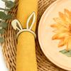 10 Stück/Packung Ostern/Geburtstag/Hochzeit Serviettenringe Hasenohren Holz-Serviettenständer Dekoration Party-Tischzubehör