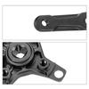 Aluminum Alloys Square Tapers Crankset Durability Fixed Gear Fixie Crankset for Enhancing Climbing and Accelerations