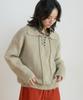 WIOE String Collar Knit Pullover_Beige