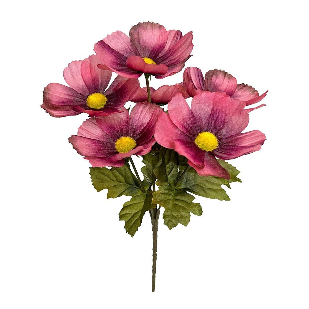 

6 головок искусственные цветы ромашки шелковые лепестки многоцветные искусственные хризантемы реквизит для фото букет из искусственных цветов цветочная композиция темно-розовый