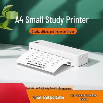Qirui A40a Mobile-Connected Thermal Printer for Home & Student Use - A4 Test Paper Compatible