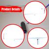 Paint Roller Frame Adjustable Holder Aluminum Painting Tool with Telescopic Handle for Easy