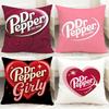 D-Dr Pepper Cushion Cover Comfortable Reversible Pillow Cover Ideal for Car Sofa Bedroom & Beyond