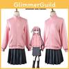 Fabelhaftes Bocchi The Rock! Gotou Hitori Cosplay Kostüm Weiches Licht Uniform Outfit Für Rollenspiele
