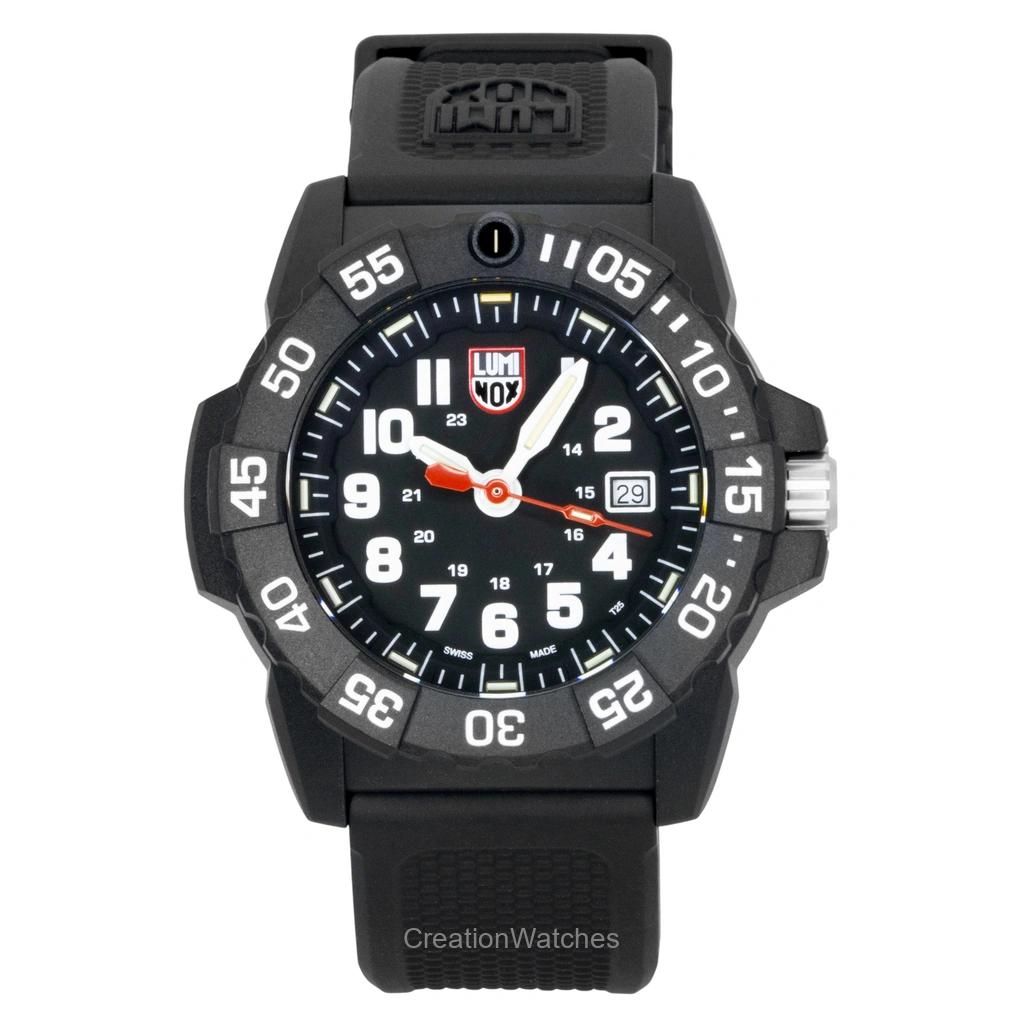 

Luminox Navy Seal Каучуковий ремінець Чорний циферблат Кварцовий Годинник для дайвінгу XS.3501.F 200М Чоловічий годинник чорний
