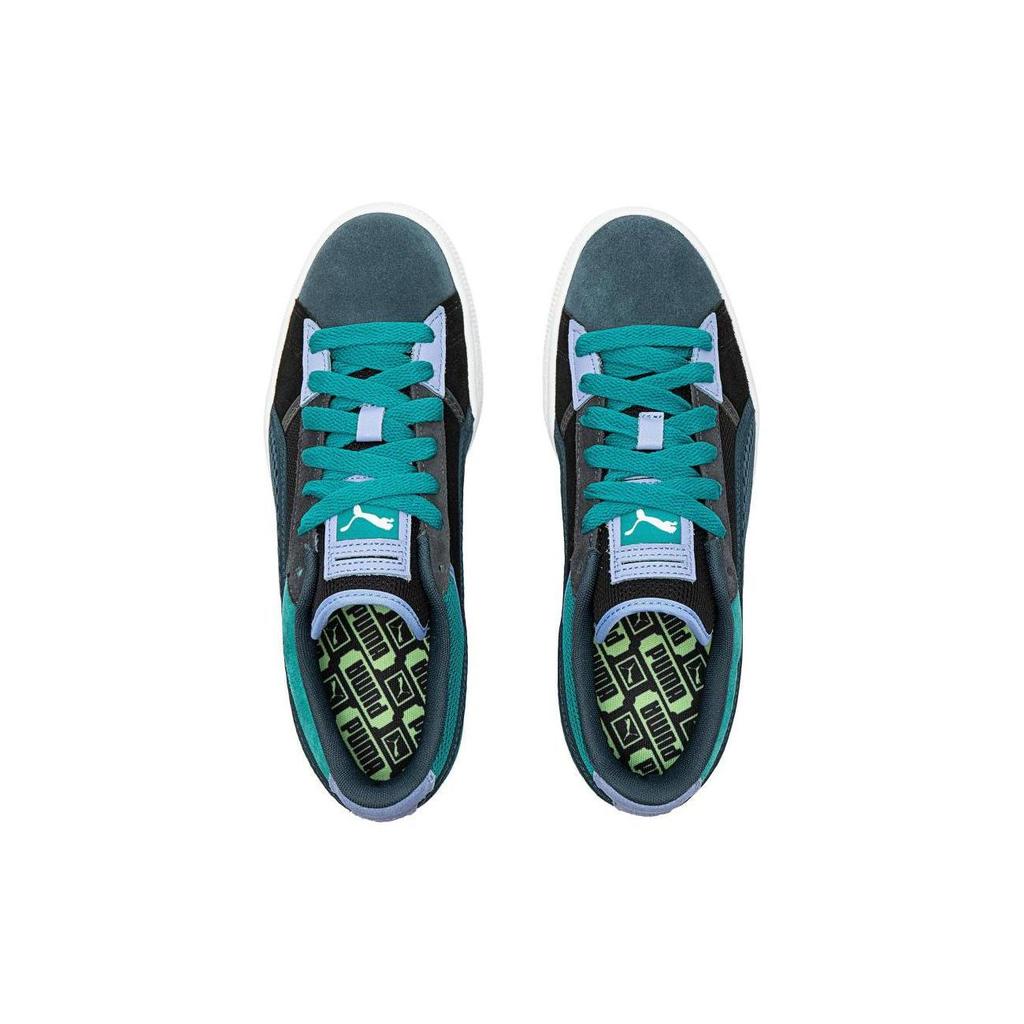 Puma Sac à dos Série Daim Baskets Basses Baskets Unisexe Bleu Noir 390426-02