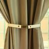 Leather Curtain Tiebacks Leather Curtain Buckle Creativity Curtain Holdbacks European Classic Retro Nail-Free Curtain