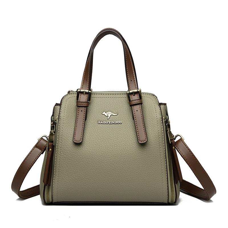 Crossbody Bag Women's Single-shoulder Bag Women's Handbag Middle-aged Women's Bag