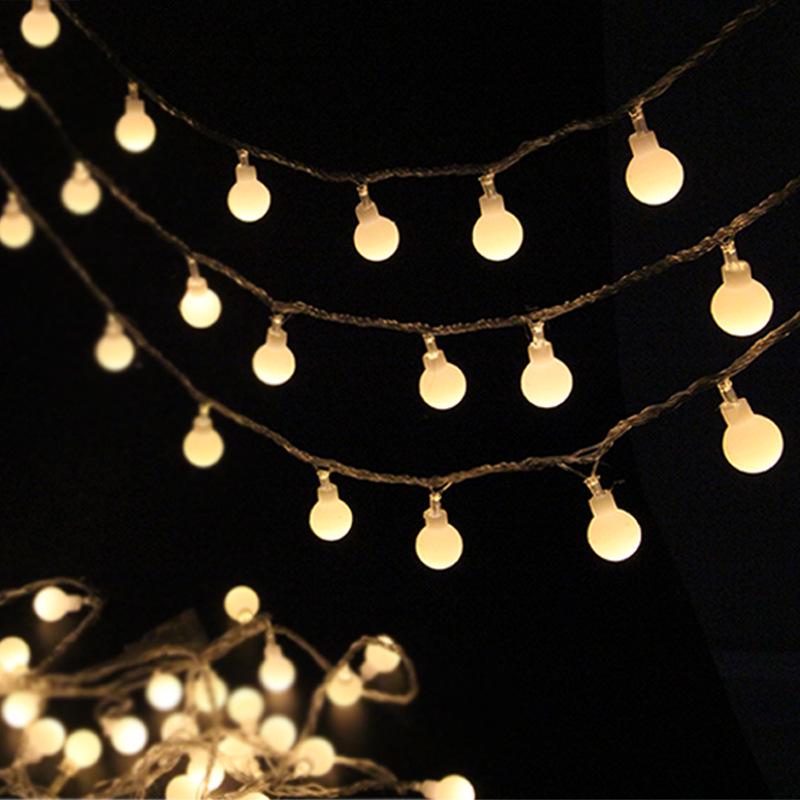 Waterproof LED String Lights: Star-Shaped, Colorful, Round Ball, Perfect for Tents and Canopies