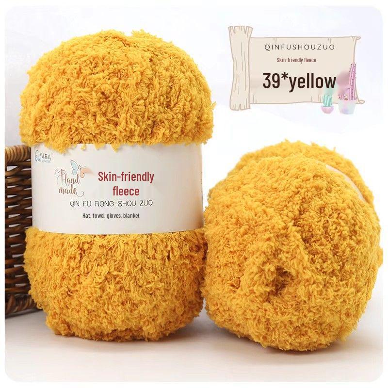 Coral Fleece Yarn Towel & Scarf DIY Material Pack