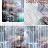 2D Flat Printing 2pcs Curtain Drapes Spring Waterfall Paradise Digital Printed Polyester Drapes Festive Curtains Perfect for