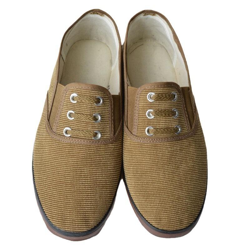 New Spring and Autumn Models Beef Tendon Sole Single Shoes Men's Work Shoes Non-slip Soft Sole Medium and Old Dad Shoes Lazy Cloth Shoes Comfortable