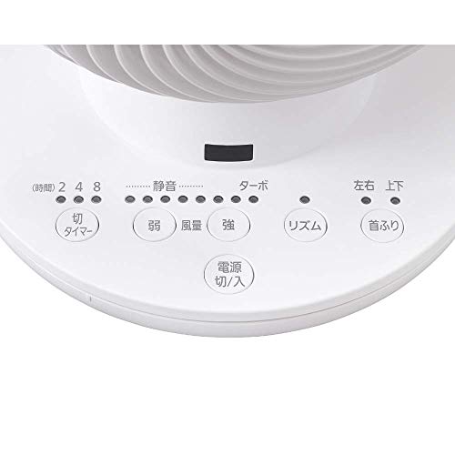 Iris Ohyama Circulator Eye DC silent Silent up/down/left/right swing 20 tatami silent model DC motor PCF-SDS15T-W White