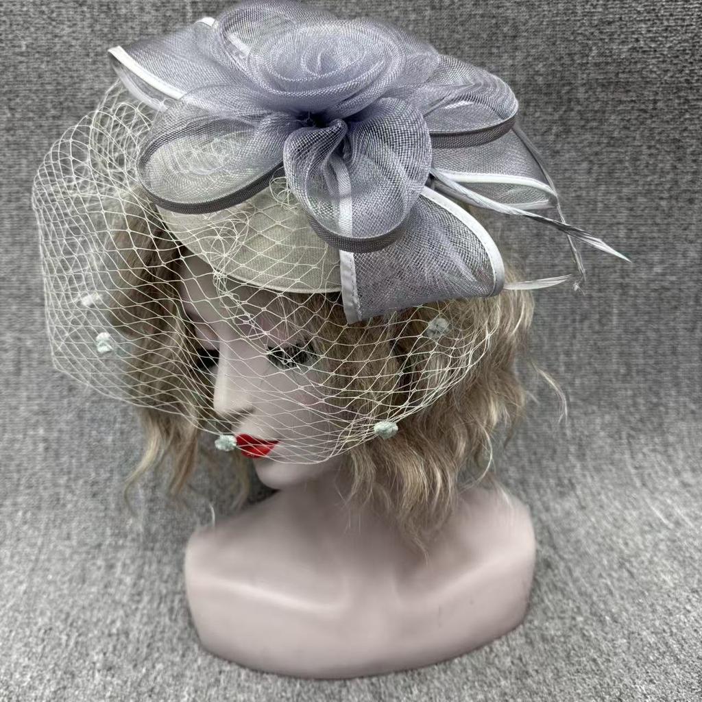 French bridal top hat shooting styling headgear European and American photo hat women's hair accessories top hat