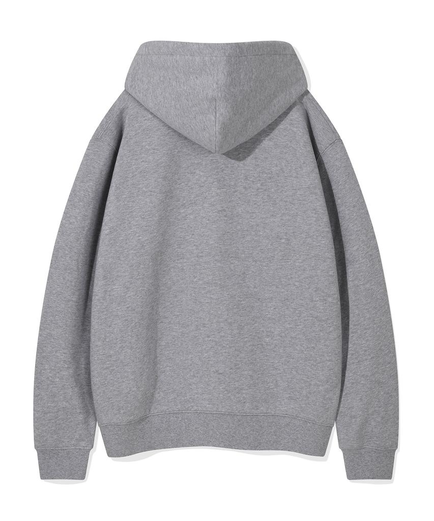 Wacky Willy Signature Kiki Wappen Zip-Up Hoodie Gray