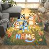 Easter Adventure Customized Name Carpet Suitable for Study room Balcony Game Room Hallway Anti-slip Rug Office home decor