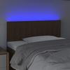 VidaXL LED Headboard Bedroom Furniture Single Bed Accessory Headboard Interior Dark Brown 3121835