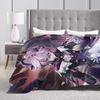 Genshin Impact Durin Game Blankets Fleece All Season  Multi-function Super Soft Throw Blankets for Sofa Outdoor Bedspread