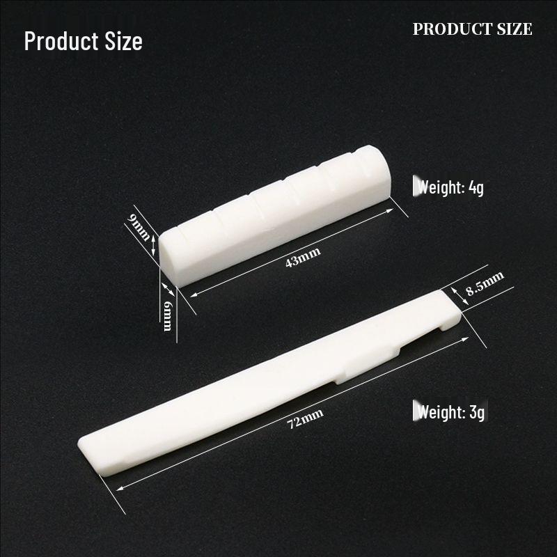 

Folk Acoustic Guitar with Cow Bone Nut, Bridge, and Tuning Pegs