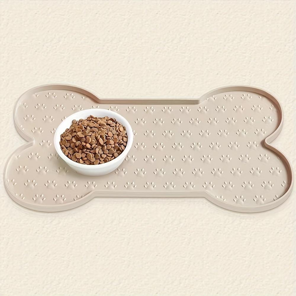 

Silicone Dog Feeding Mat winter Non-Slip Pet Food Pad with Raised Edges Dog Mat Washable Waterproof Pet Bowl Pad Feeder Mats