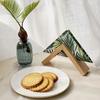 1pc Elegant Nordic-Style Solid Wood Napkin&Paper Towel Holder-Triangular Tabletop Organizer with Natural Finish,Perfect for Home