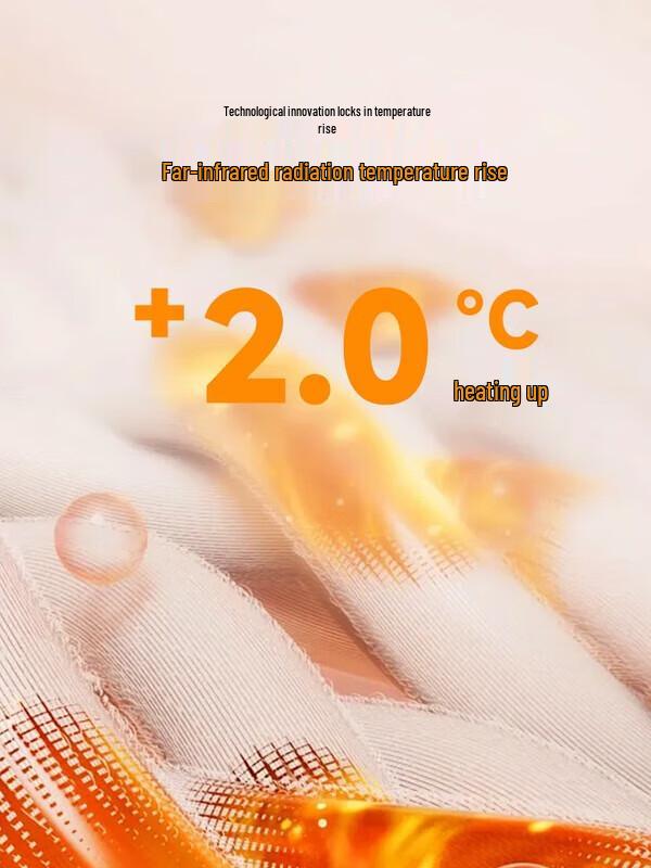 Hengyuanxiang Women's Round Neck Wool Thermal Set