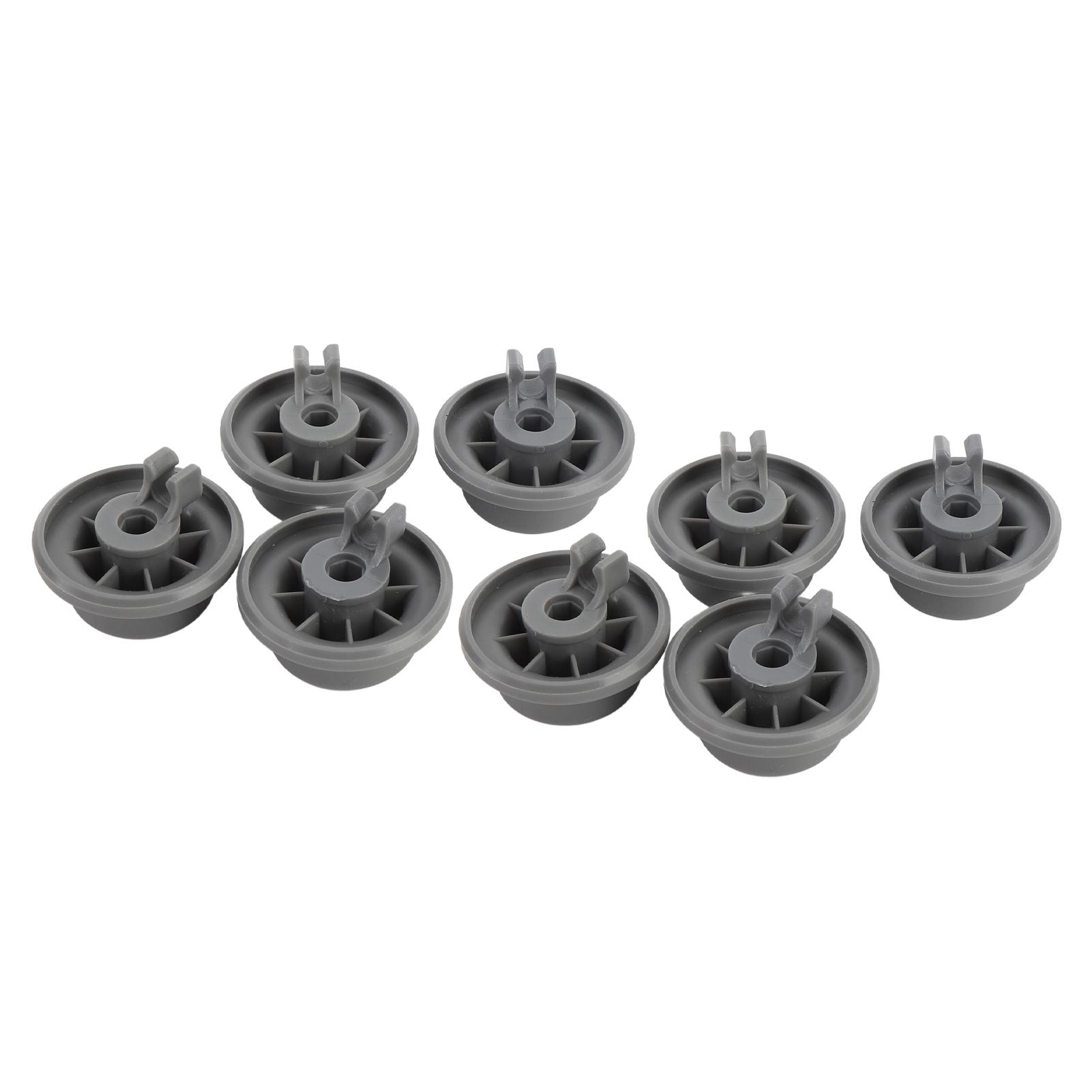 

8Pcs Dishwasher Lower Rack Wheels 165314 Replacement Kitchen Supply Plastic Parts Accessories