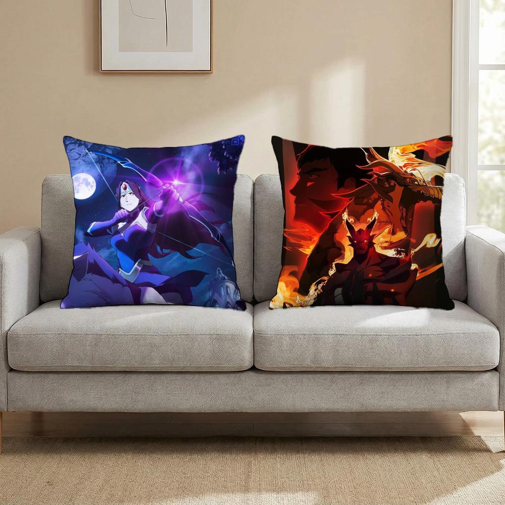 Game Cool D-Dota2 Cushion Cover Multi-Scene Pillow Cover for Home & Car - Reversible, Soft & Durable for Daily Use