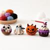 Hand Crochet Yarn Kit for Halloween Pumpkin Plush Doll with Instructions