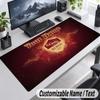 Custom Name Text Mouse Pad AS Roma FC Personalized Desk Pad For Work And Gaming