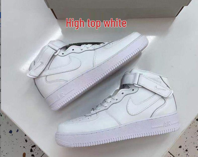 Unisex Air Force 1 Low-Top Deconstructed Pure White Sneakers