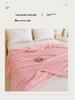 All-Season Luxury Flannel Blanket - Small, Double-Sided Fleece for Office or Home Use