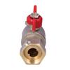 SPIN angle ball valve with swivel nut DN20-PN25 3/4 inch