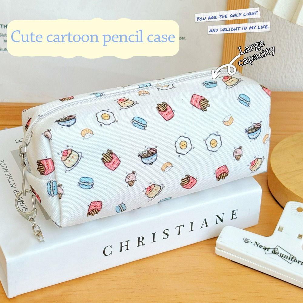 Gourmet Stationery Bag Large Capacity Pencil Case Cute Stationery Organizer  for School Office