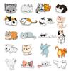 50 Pictures Can Love Cartoon Kitten Stickers Suitcase Car Water Cup Mobile Phone Stickers Waterproof