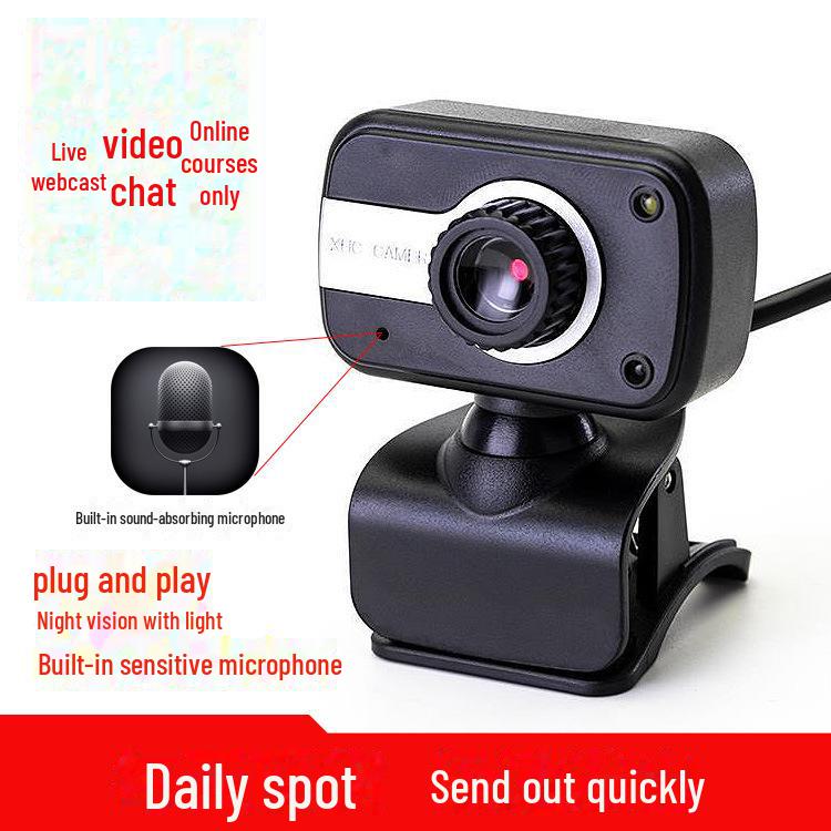 1080P HD Webcam for Live Streaming, Internet Celebrity Anchors, and Video Conferencing; Plug-and-Play, Multiple Models Available