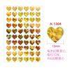 10sheet Glitter Heart Style Sticker for DIY Decor Scrapbook Journal 3MM Mini Heart Stickers Teacher Reward Envelope Seal Sticker