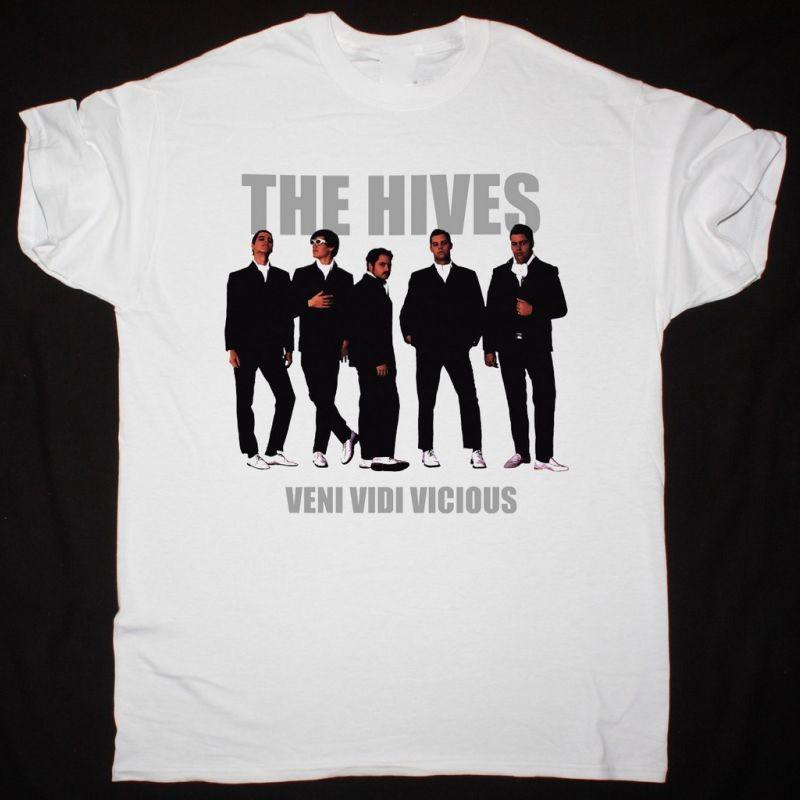 The Hives Band VIDI VICIOUS Shirt Classic White Unisex S-5XL 1J0395 Unisex T-Shirt L