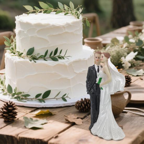 Couple Statue Wedding Cake Topper Resin Bride And Groom Figurine