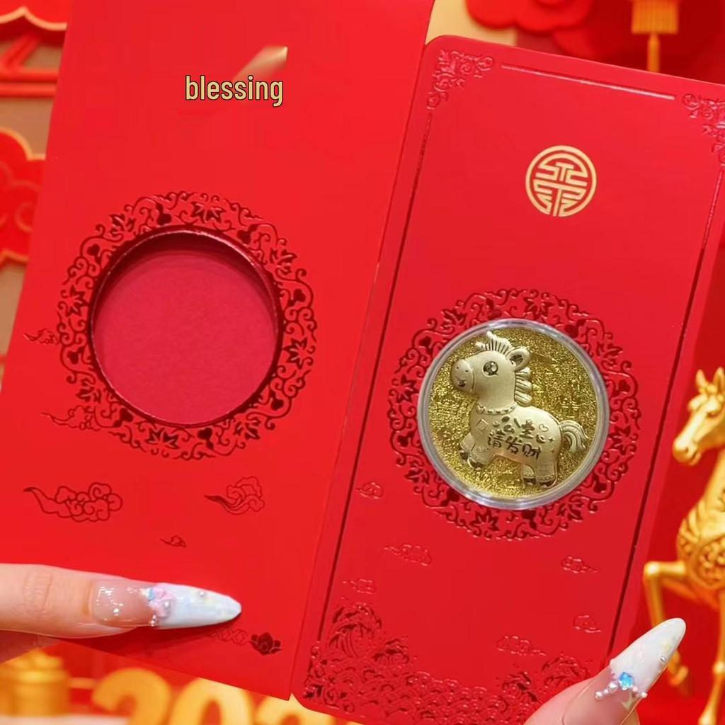 Year of the Horse Commemorative Coin - Custom Metal Souvenir for Cultural & Creative Business Gifts and Anniversary Celebrations