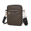 Men's Classics Mini Shoulder Bag Coin Purses Portable Male Lightweight PU Leather Small Crossbody Bags for Men Leisure Phone Bag