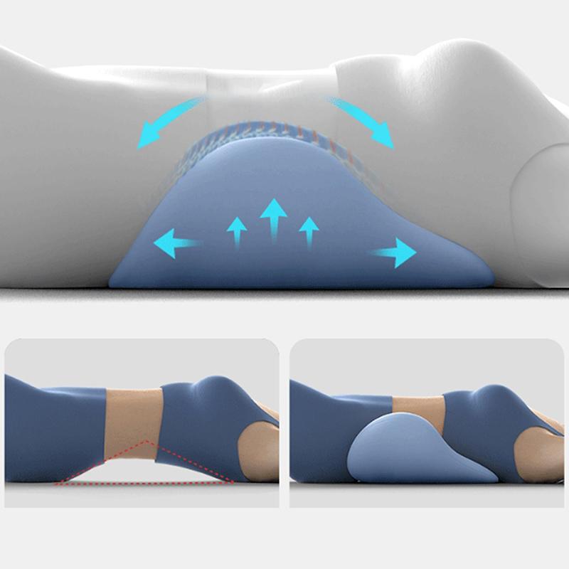 Special Lumbar Support Cushion Sleep Lumbar Pillow Ergonomic Soft Comfortable Memory Cotton Bed Lumbar Protrusion Back Support