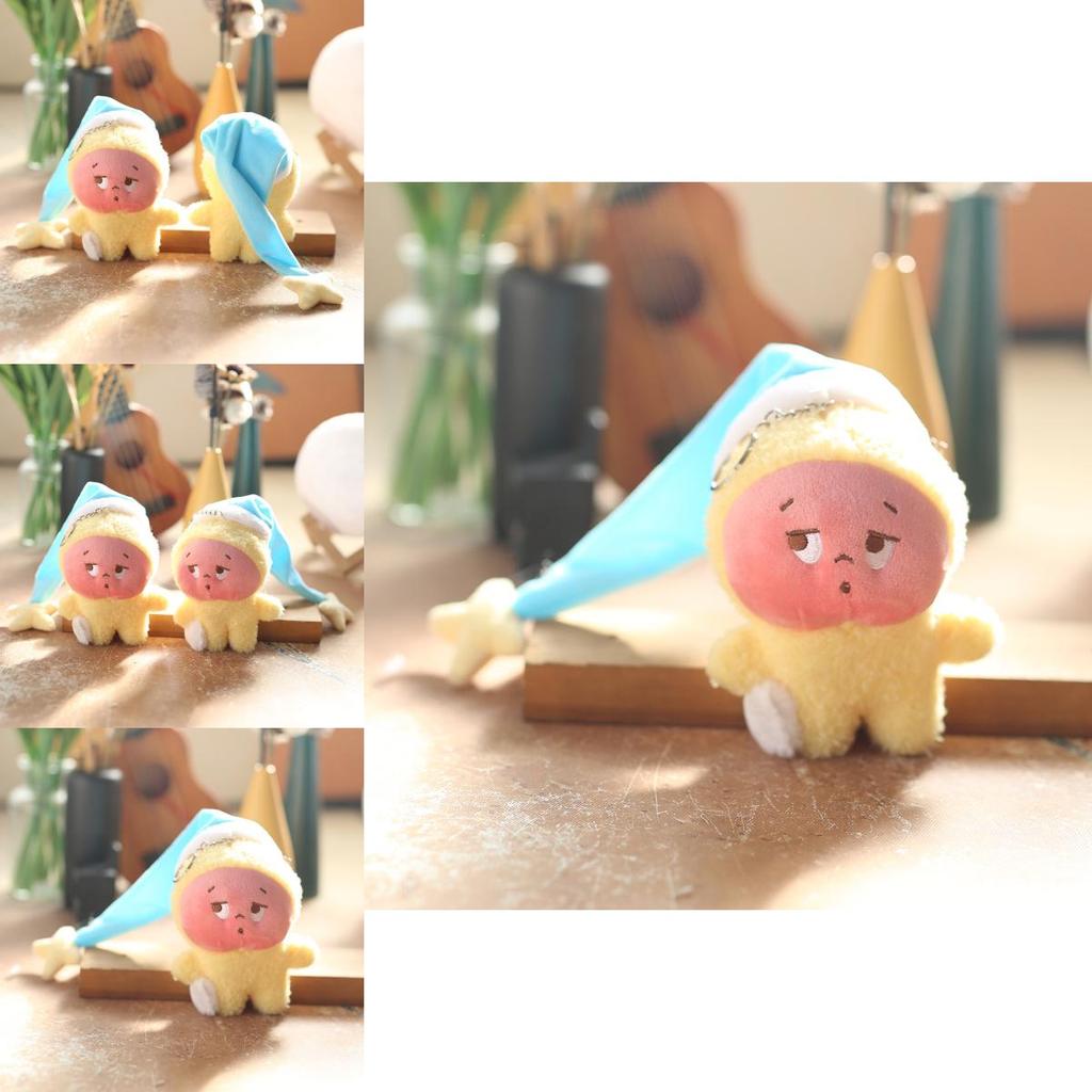 Pop Mart Sleepy Baby Plush Keychain Pp Cotton Ultra Soft Mini Bag Charm Gift For Kids