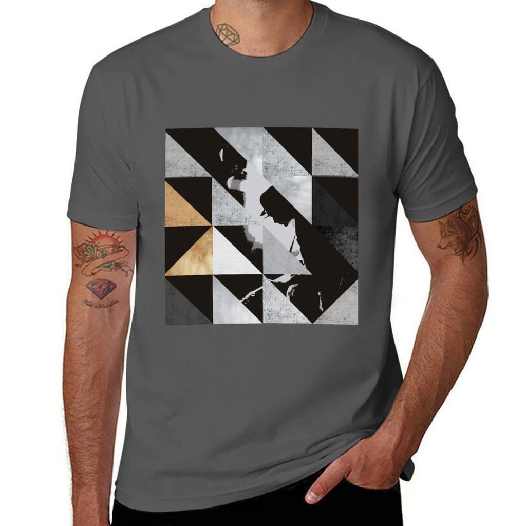 U2 Rattle And Hum Triangles Tshirt Basic Breathable Solid Color Tshirt