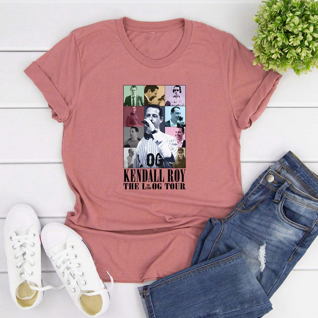 Kendall Roy The Eras Tour TShirt Gift for Women and Unisex Unisex T Shirts Vintage 80s 90s Succession TV Show Tshirt Casual Tops
