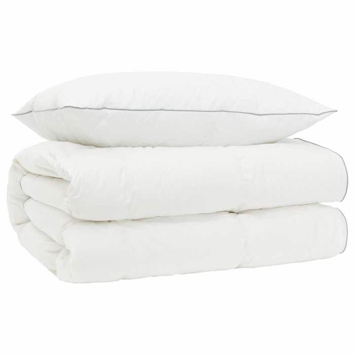 Couette - MAISON EXCLUSIVE - FULDA - 90% duvet d'oie - 150 x 200 cm - Housse 100% coton