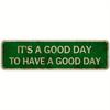 Good Times" Vintage Metal Wall Decor - Suitable for Offices, Cafes, and Decorative Signage - 10.16x40.64cm Distressed Decoration with Mounting Hardwar