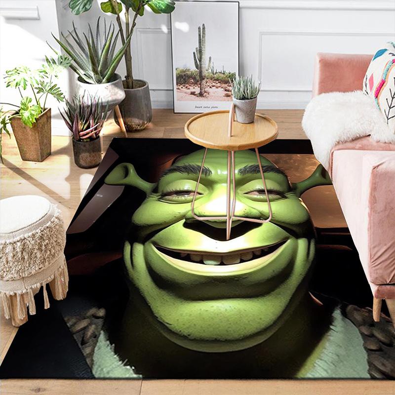 1Pc Green Ogre Adventure Rug Office Carpet Indoor Outdoor Doormat Nonslip Soft Comfortable Living Christmas Halloween Xmas Gift D924602