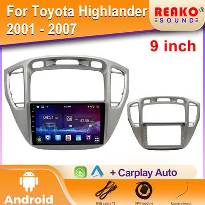 Android Car Radio For Toyota Highlander 2001 - 2007 Video Multimedia Player Navigation Stereo GPS 4G Carplay Autoradio